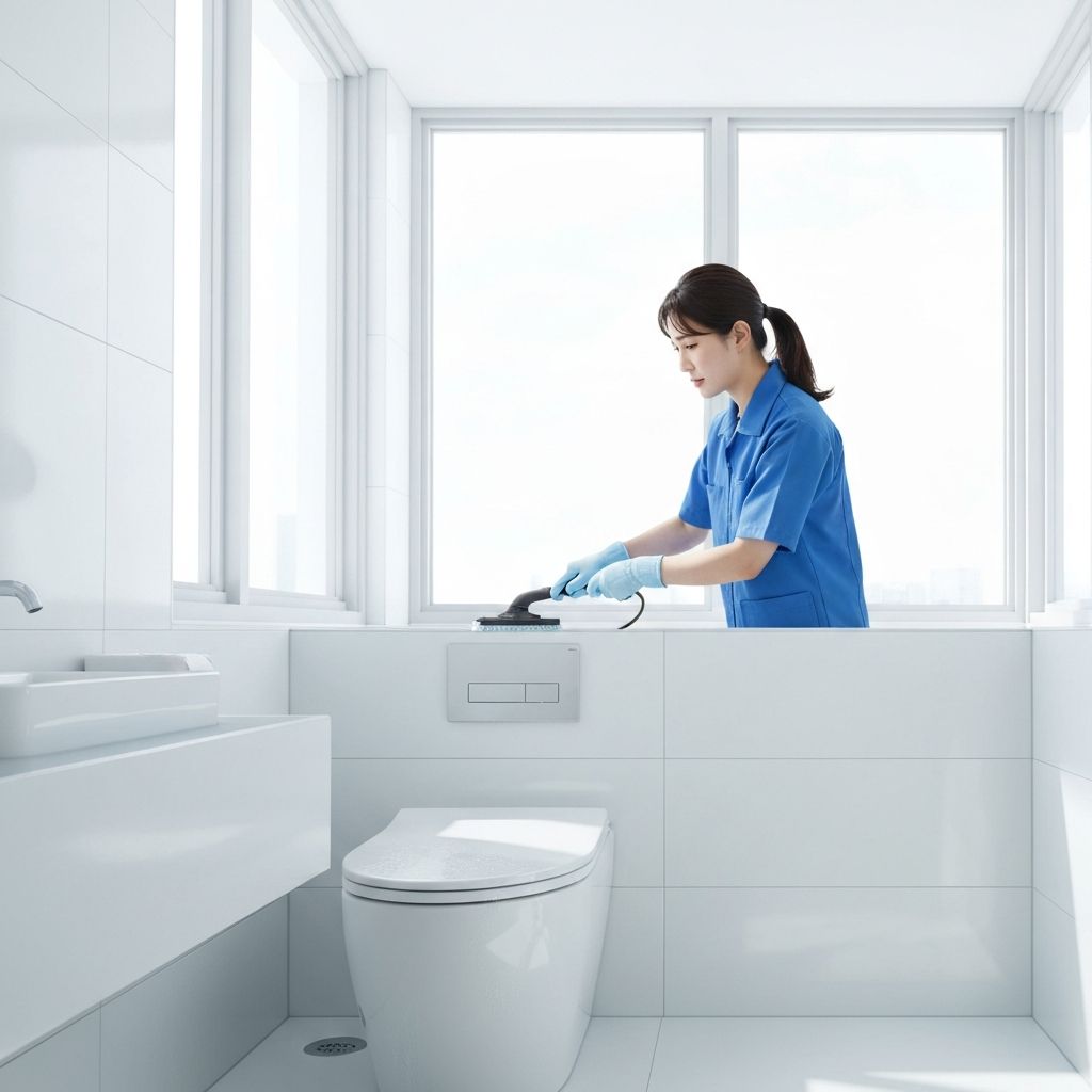 왕홈클린 욕실·주방 특수 청소 서비스 현장