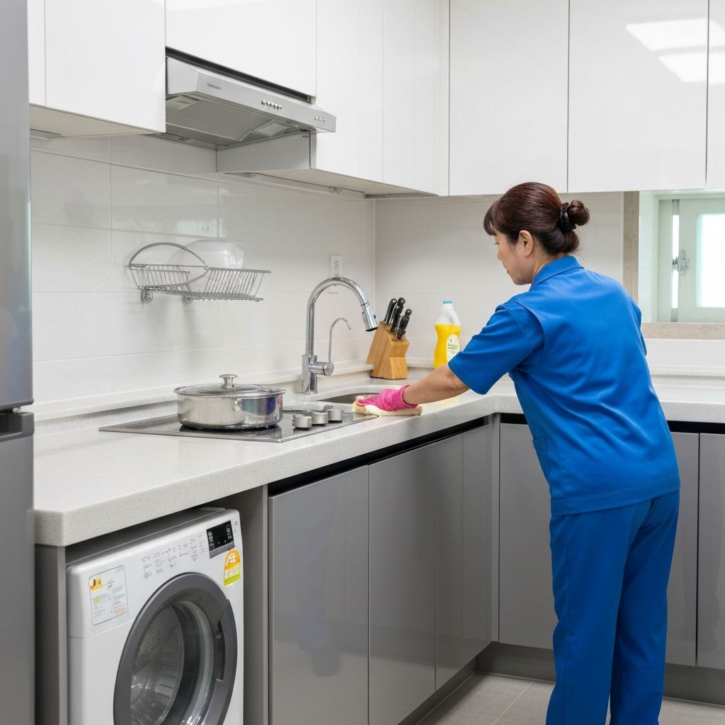 왕홈클린 입주 청소 서비스 현장